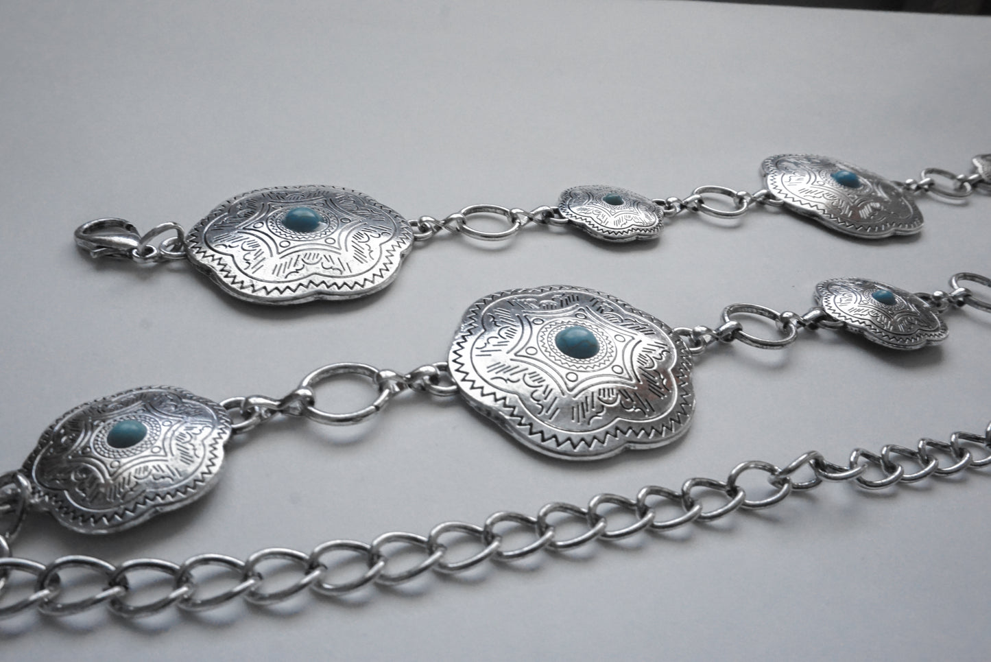 Turquoise Chain  Belt