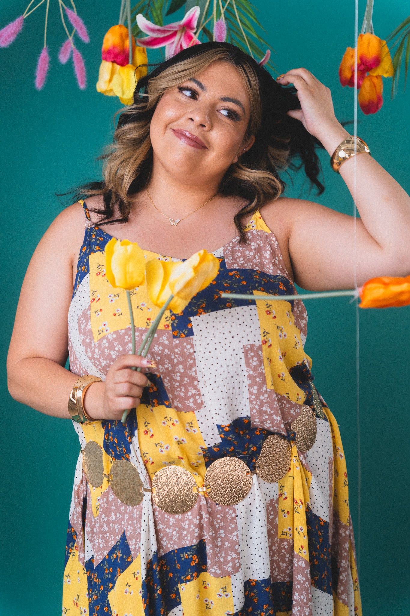 Dandelion Yellow Bandana Dress