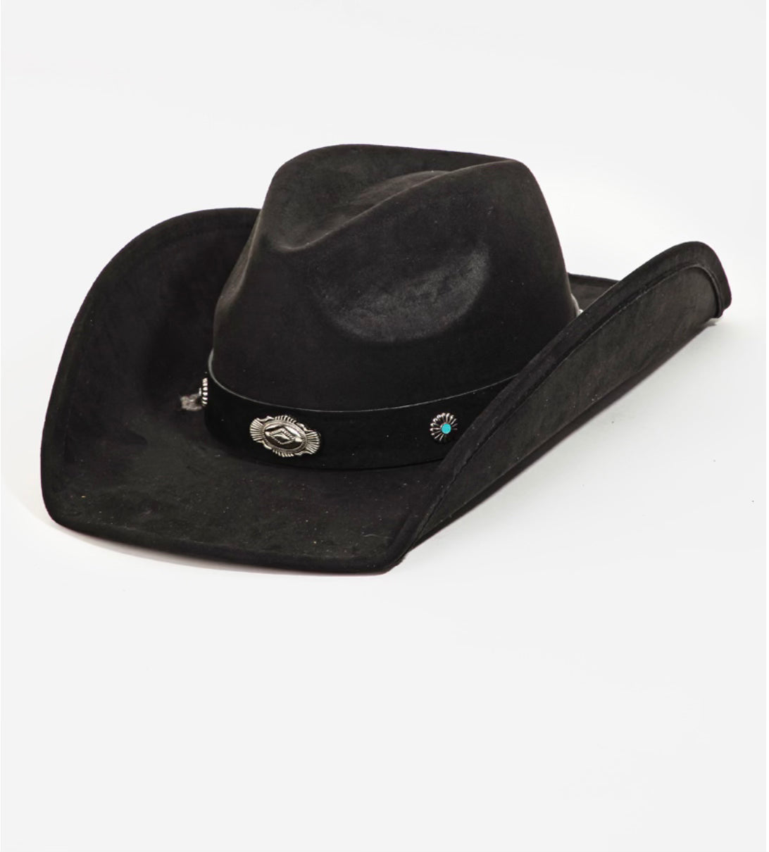 Western Disc Ribbon Strap Cowboy Hat