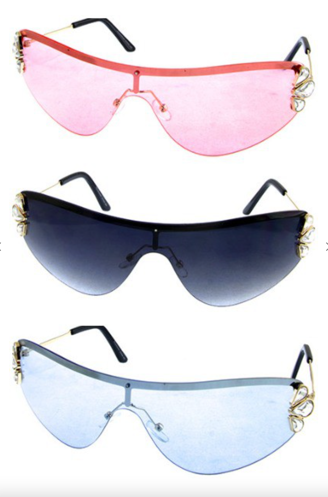 Y2K Diamonte Sunglasses