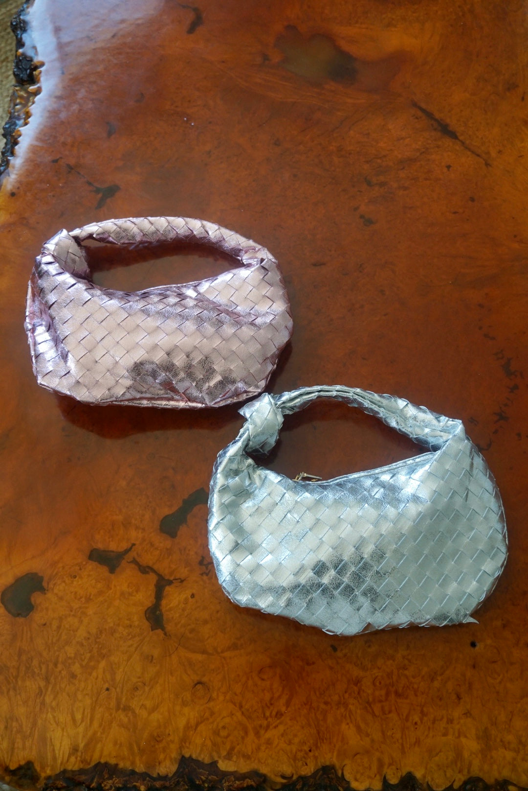 Metallic Woven Bag