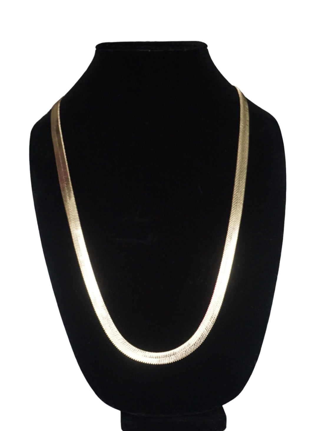 Long Herringbone Necklace